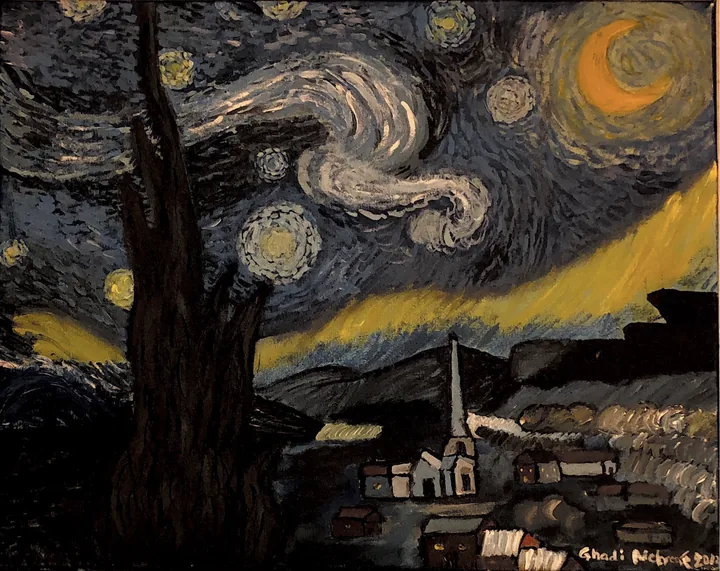 After Van Gogh, The Starry Night