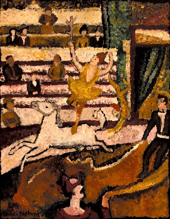 After Seurat, The Circus
